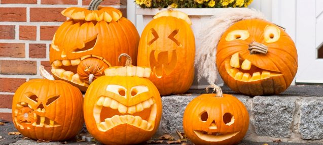 funny halloween pumpkins